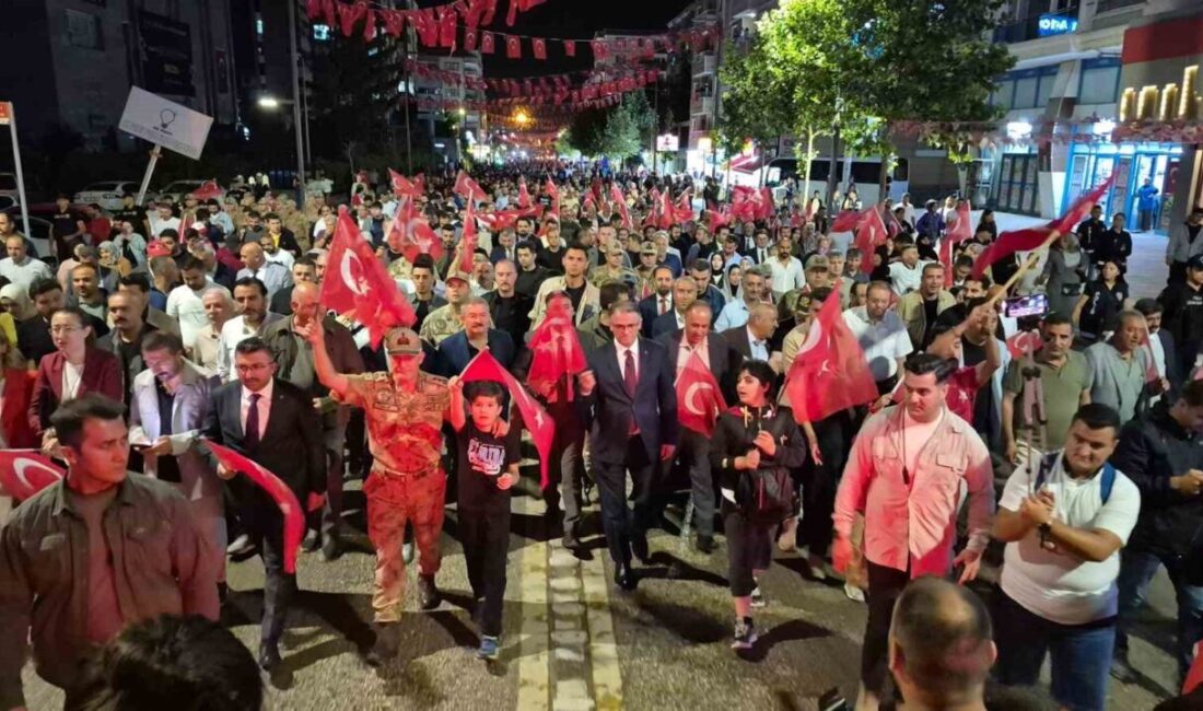 Van’da 15 Temmuz Demokrasi ve Milli Birlik Günü etkinlikleri çerçevesinde