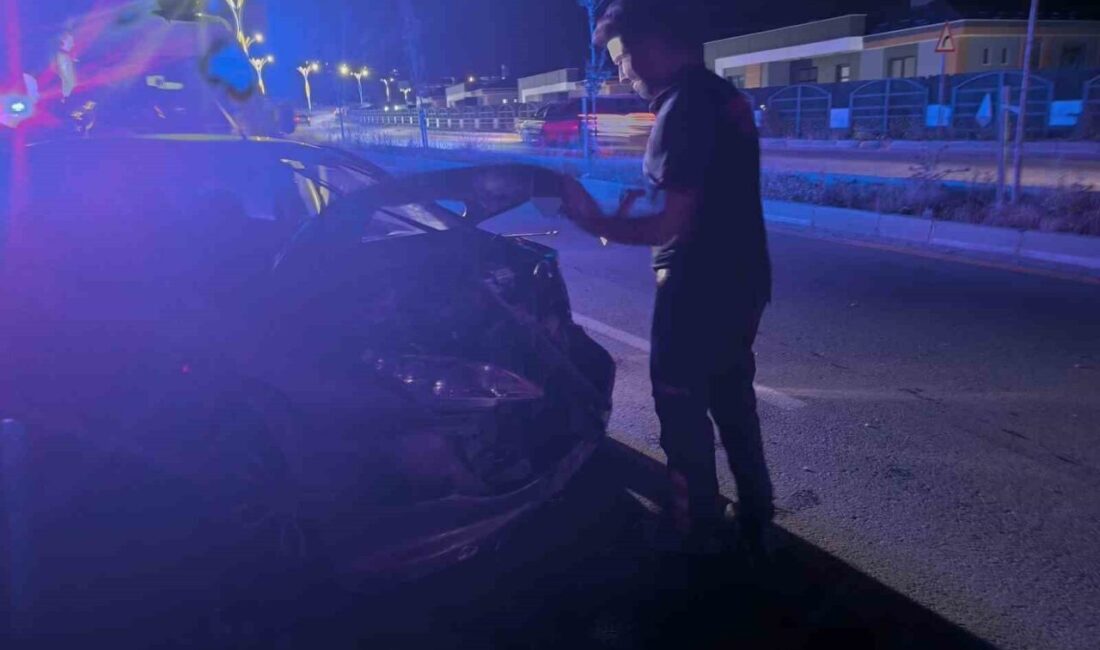 Van’ın Edremit ilçesinde otomobilin kaldırıma çarpması sonucu meydana gelen kazada