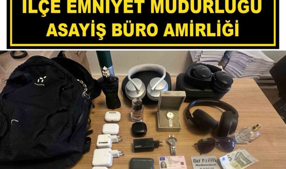 Antalya’nın Serik ilçesinde müstakil bir villaya girerek değerli eşyaları çalan