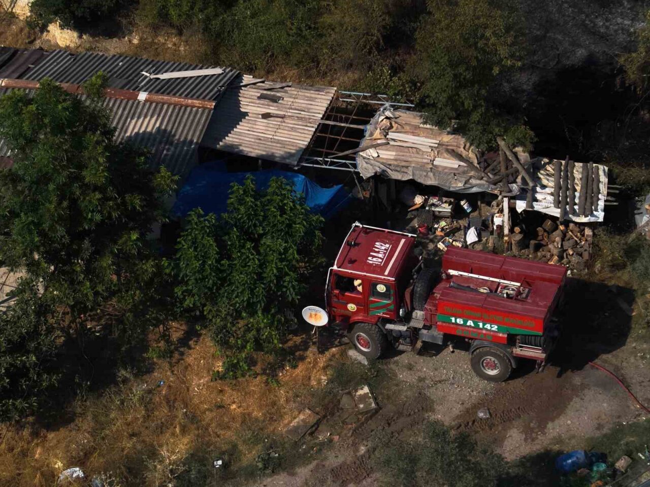 Yalova’nın Çiftlikköy ilçesine bağlı Kılıç köyünde kırsal alanda meydana gelen