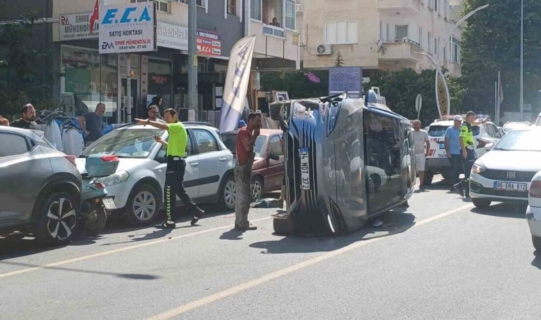 Yalova’nın Çınarcık ilçesinde kontrolden çıkan SUV tipi elektrikli araç, park