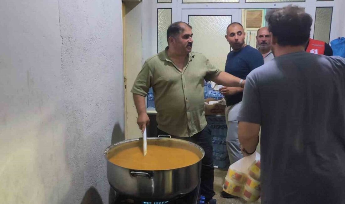 Karabük’ün Ovacık ilçesinde yangının yeniden alevlendiği köyde muhtar yangına yardıma