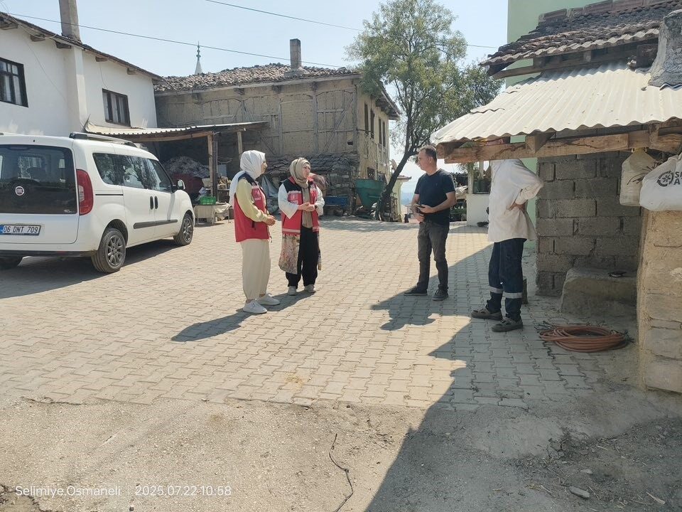 Bilecik’te yaşanan orman yangınlarının ardından, Aile ve Sosyal Hizmetler İl