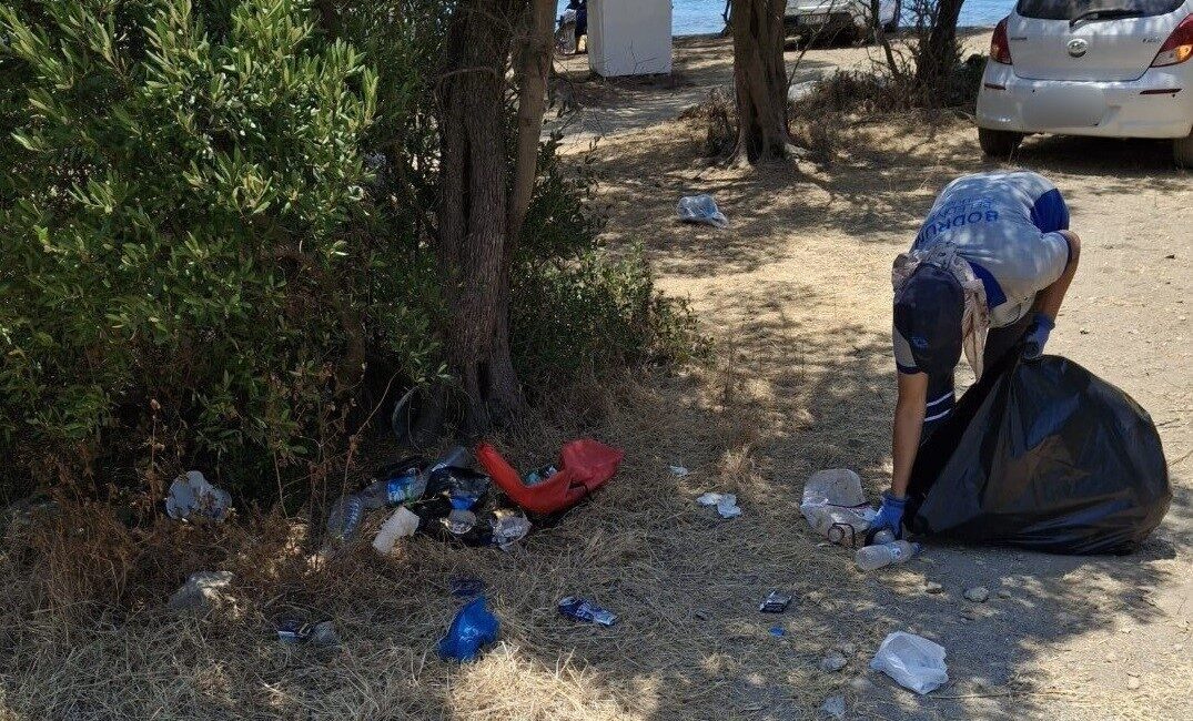 Bodrum Belediyesi Temizlik İşleri Müdürlüğü, artan sıcaklıklarla birlikte meydana gelebilecek