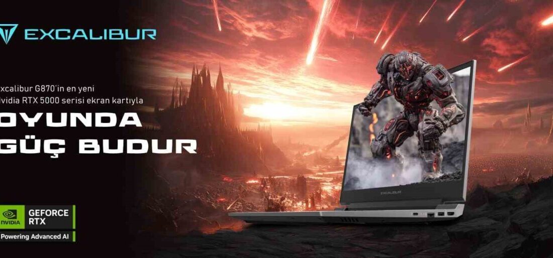 Excalibur G870, 165Hz yenileme hızı ve 3ms tepki süresi ile