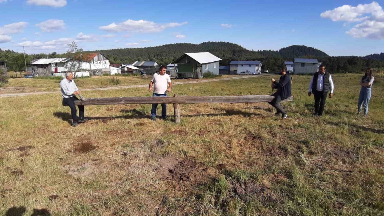 Bolu’nun Mudurnu ilçesine bağlı Yazılar Köyü yaylasında, unutulmaya yüz tutmuş