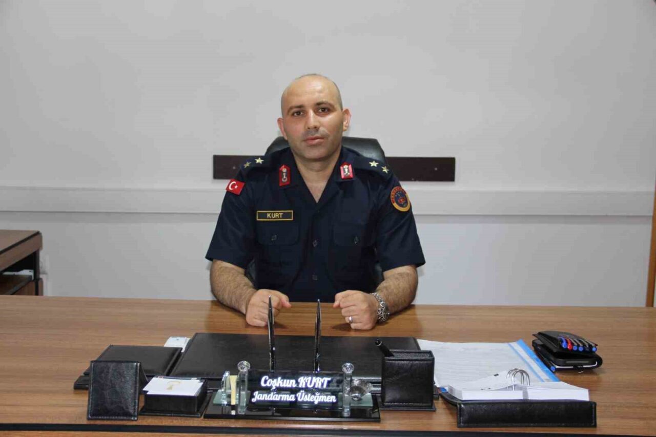 Samsun Çarşamba İlçe Jandarma Komutanlığına atanan Jandarma Üsteğmen Coşkun Kurt,