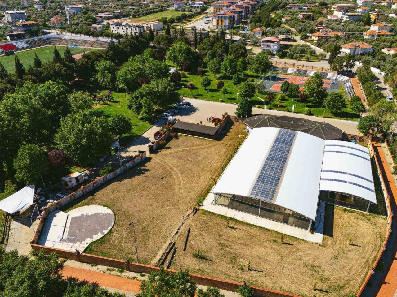 Gençlik ve Spor Bakanlığı’nın destekleriyle Aydın’ın Kuyucak ilçesine bağlı Pamukören