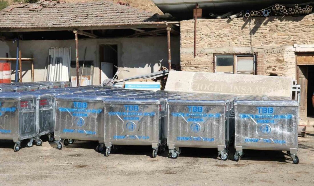 Yenipazar Belediyesi, daha temiz bir çevre hedefiyle çöp konteynırı envanterini