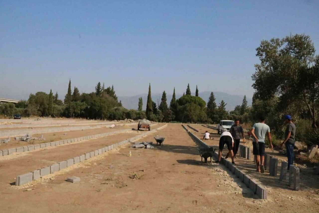 Aydın’ın Yenipazar ilçesine bağlı Doğu Mahallesi’ne yeni mezar alanı yapılması