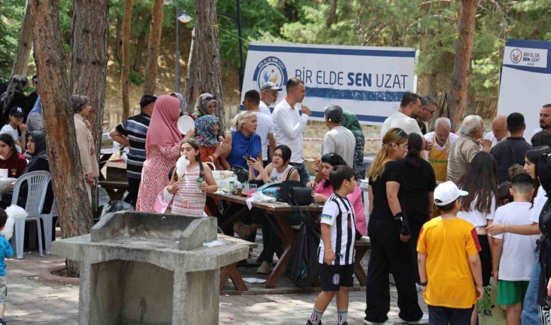 Sivas’ta yetim ve öksüz çocuklar düzenlenen piknikte eğlendirildi. Bir Elde
