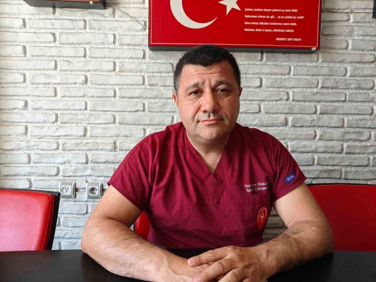 Kayseri Veteriner Hekimler Odası Başkanı Akgün Ergül, yılan ısırmalarında serin
