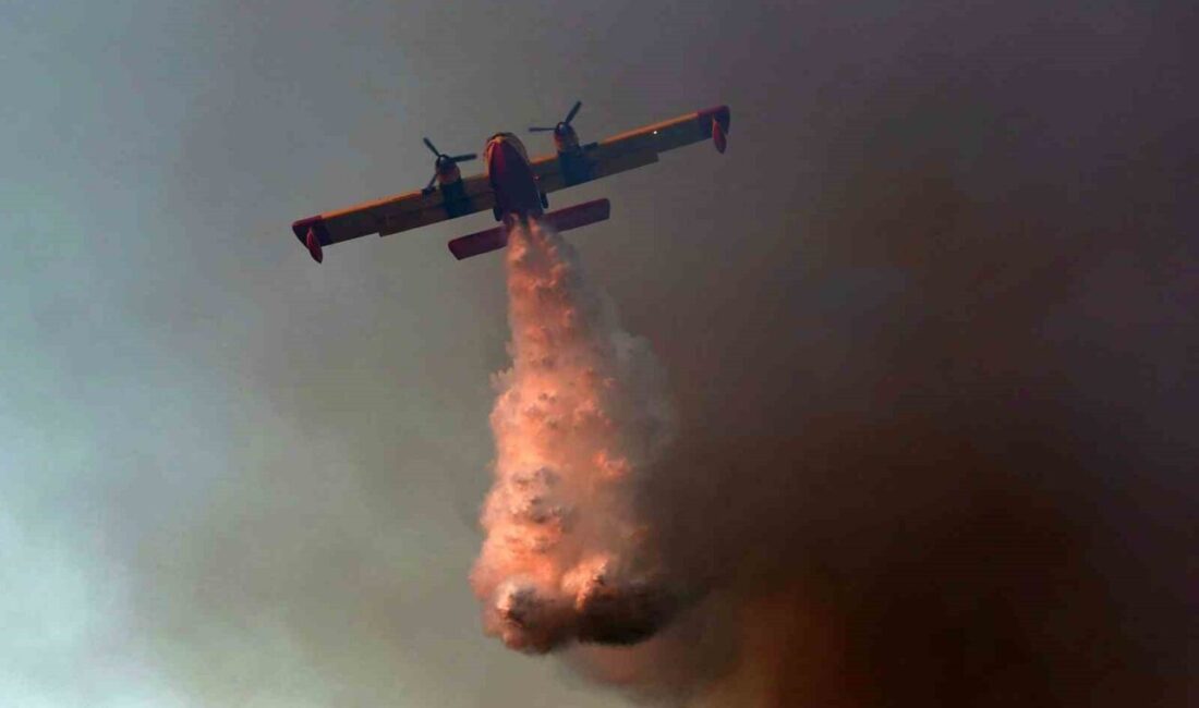 Yunanistan’ın Oropos bölgesinde dün başlayan orman yangınına müdahale sürüyor. Avrupa’da