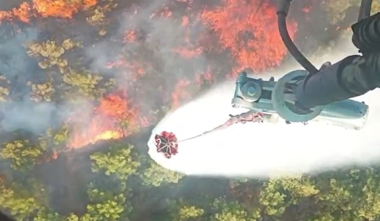 Manisa’nın Saruhanlı ilçesine bağlı Seyitoba Mahallesi’nde ziraat arazisinde başlayarak ormana