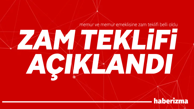 Hükümet, memur ve memur emeklisine 2026’da yüzde 10+6, 2027’de yüzde