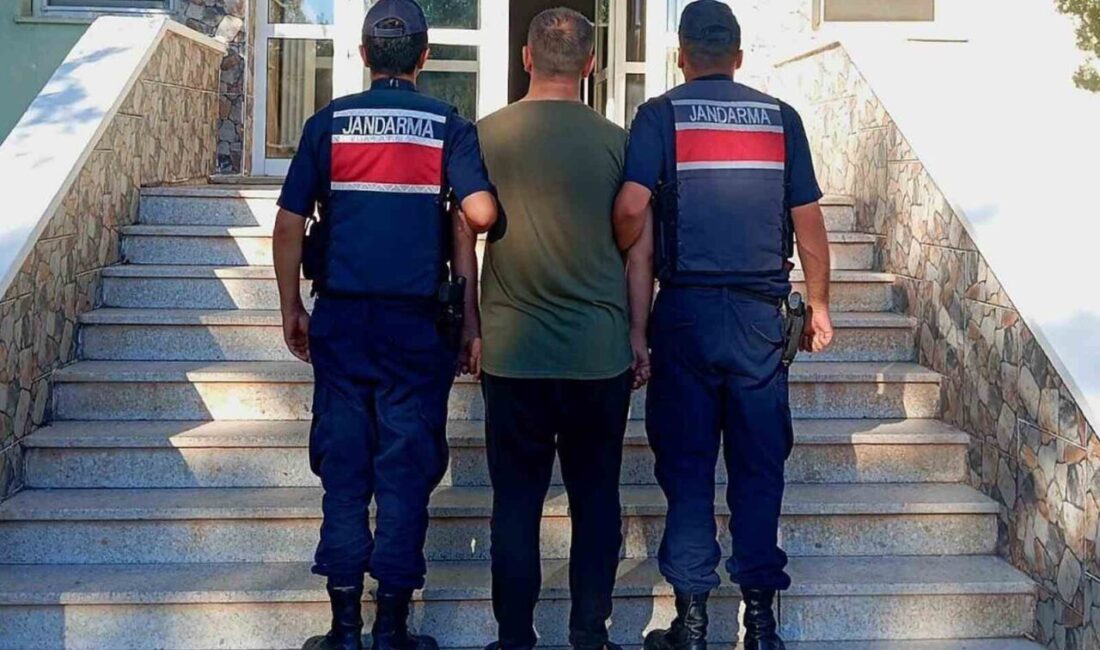 Kırıkkale’de jandarma ekiplerince yakalanan ve hakkında 5 yıl 1 ay