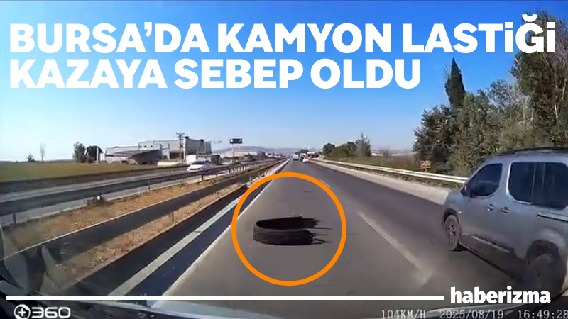 Bursa’nın Karacabey ilçesi yakınlarında anayolda ilerleyen bir araç, yola atılan