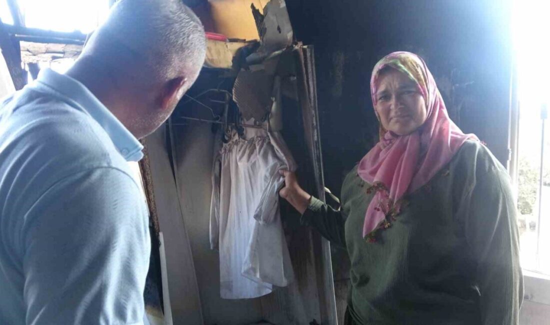 Mersin’in Erdemli ilçesinde oğullarını evlendirdikleri düğünde olan ailenin yanarak kullanılamaz