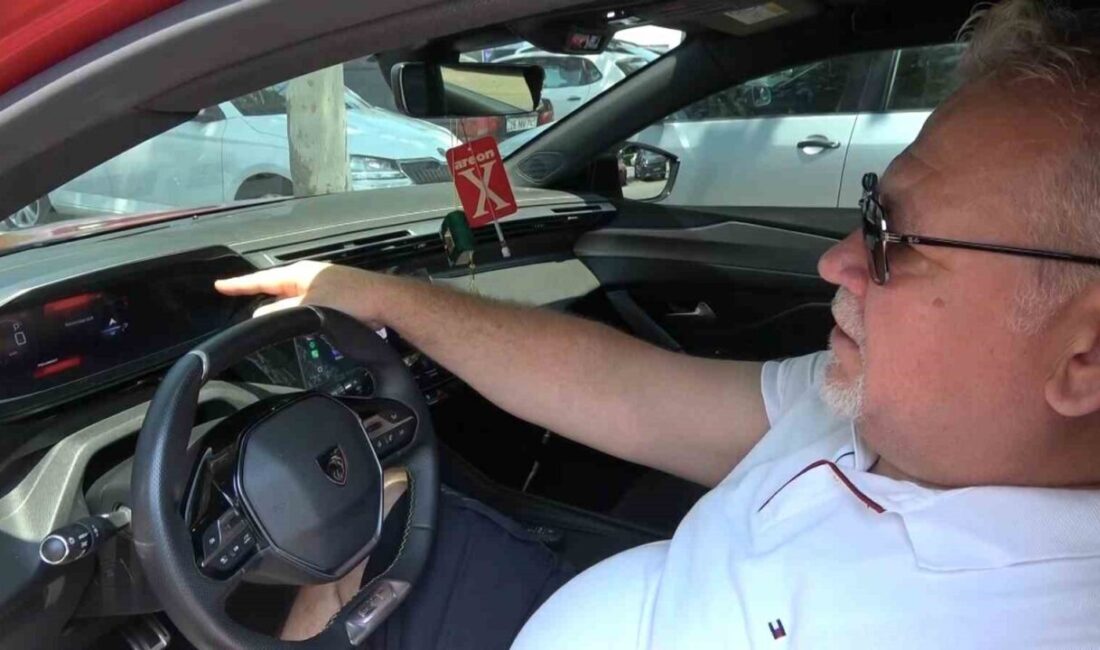 Sıfır kilometre aldığı Peugeot 308 GT model otomobilinde daha 500’üncü