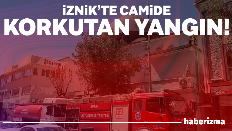 Bursa’nın İznik ilçesinde Atatürk caddesi üzerinde bulunan Asmalı Caminde çıkan