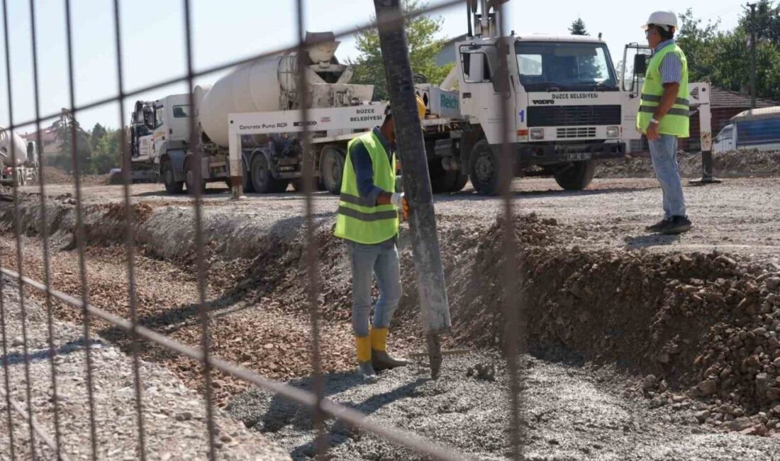 Düzce Belediyesi tarafından Aziziye Mahallesi’nde hayata geçirilen, 3 bin 800