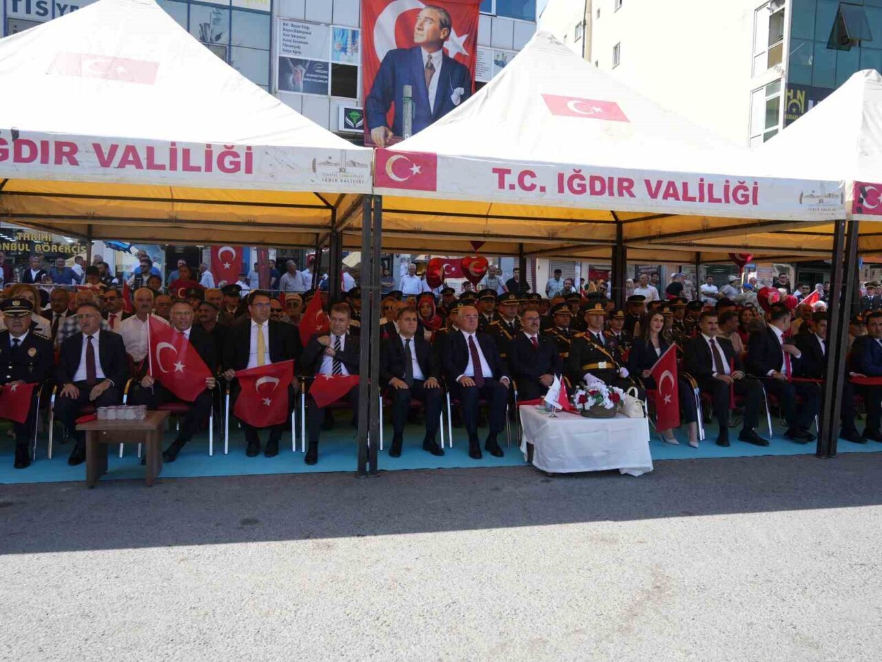 30 Ağustos Zafer Bayramı’nın 103. yıl dönümü, Iğdır’da düzenlenen törenlerle