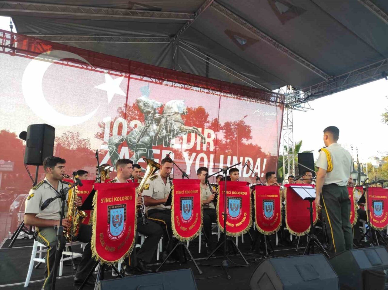 Tekirdağ’da 30 Ağustos Zafer Bayramı kutlamaları çerçevesinde 5. Kolordu Komutanlığı