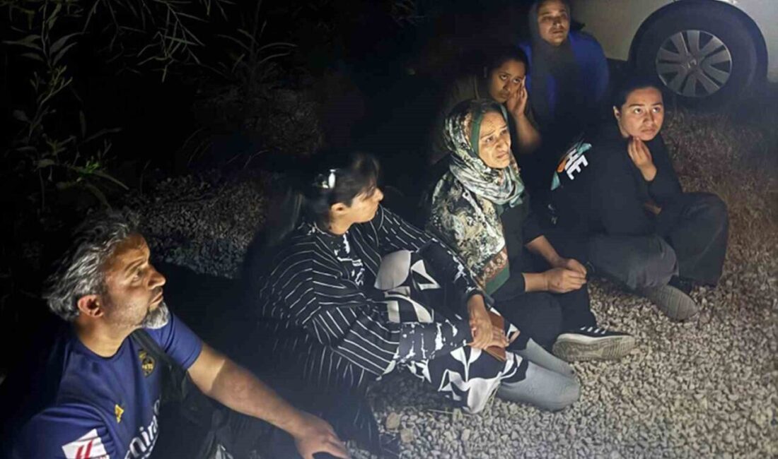 Muğla’nın Seydikemer ilçesinde karada biri çocuk 6 düzensiz göçmen ve