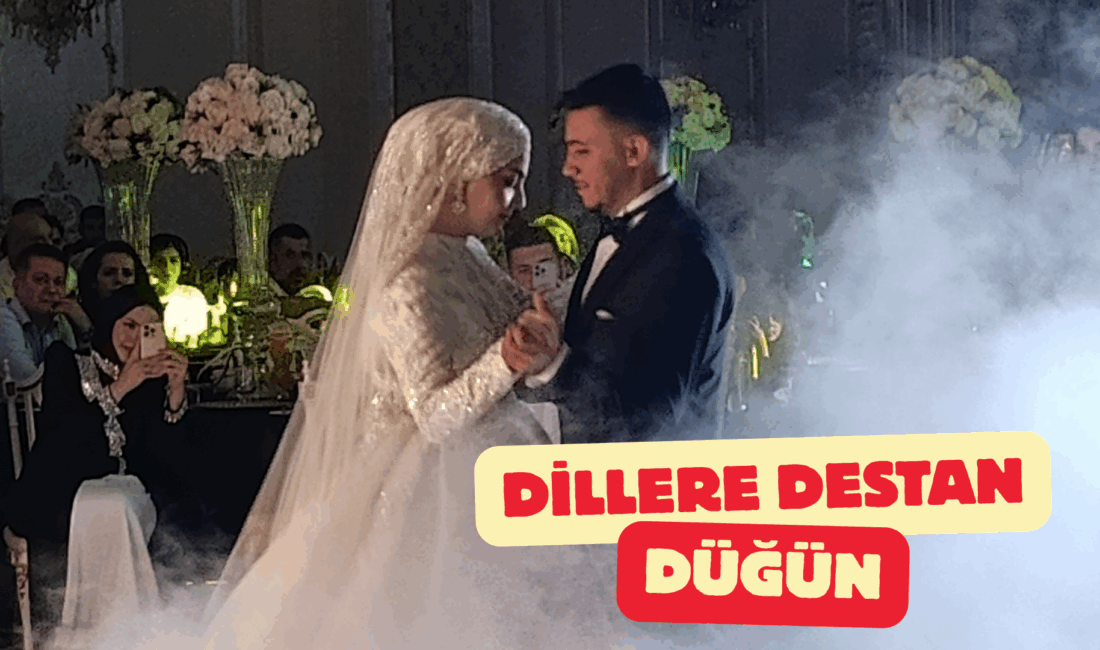 İnegöl ve Bursa iş dünyası Beyza ve Nihat Can’ın düğününde