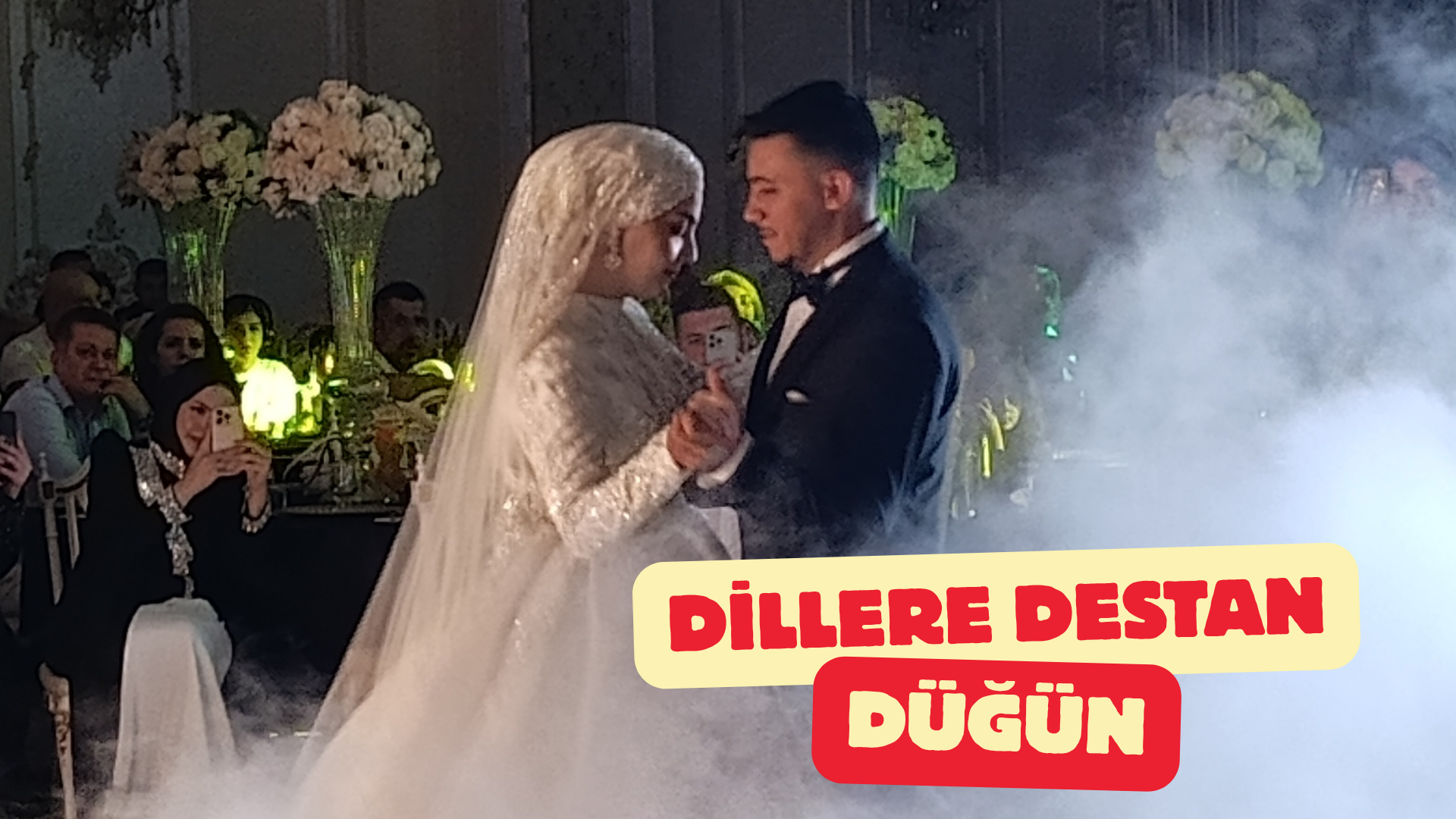 İnegöl ve Bursa iş dünyası Beyza ve Nihat Can’ın düğününde