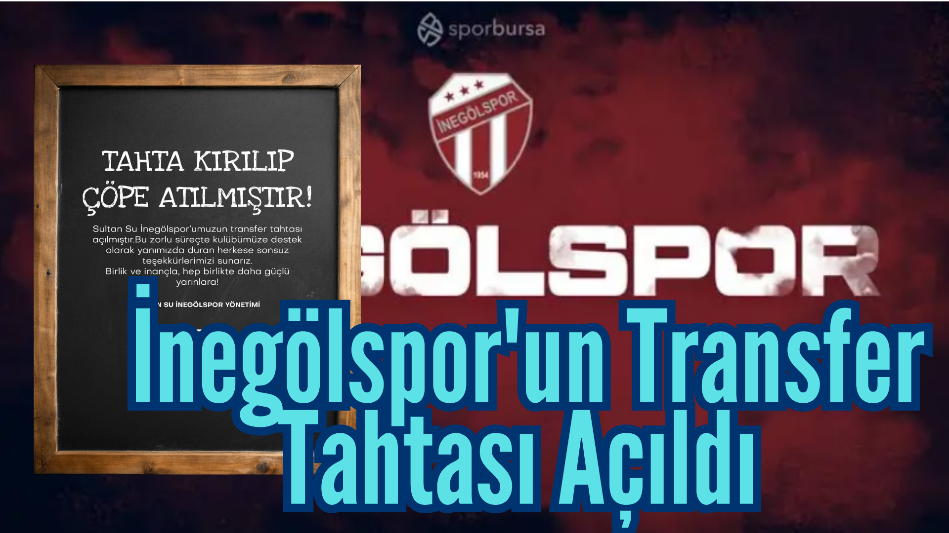 İnegölspor’un geçtiğimiz sozonun ikinci yarısında kapanan transfer yasağı,Kani Ademoğlu başkanlığındaki