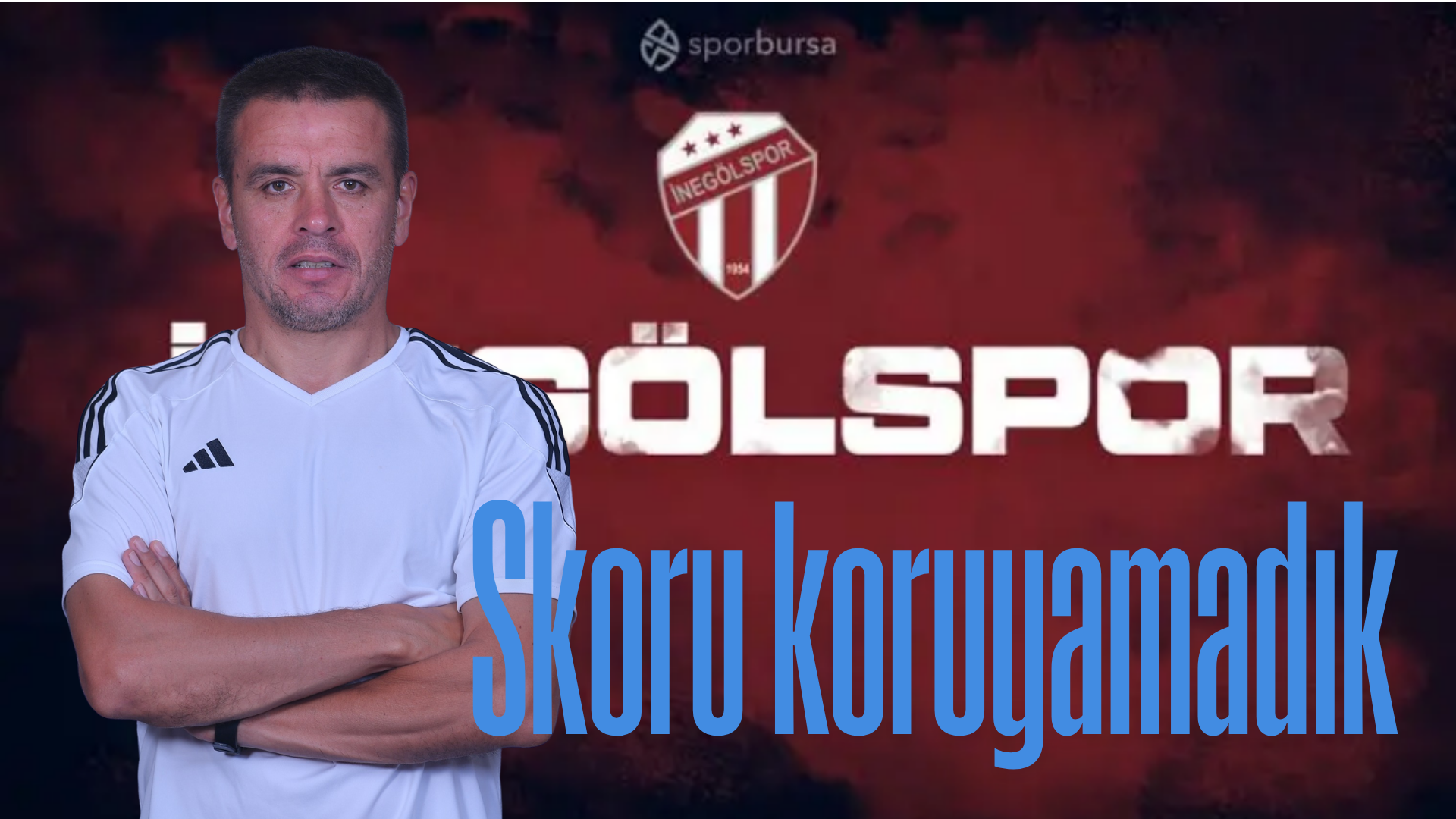 Sultan Su İnegölspor Teknik Direktörü İsmail Güldüren, deplasmanda 2-1 mağlup