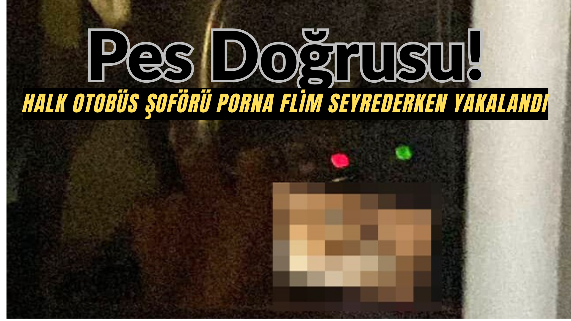 Bursa’da seyir halinde müstehcen içerikli video izlerken vatandaşlar tarafından kayda