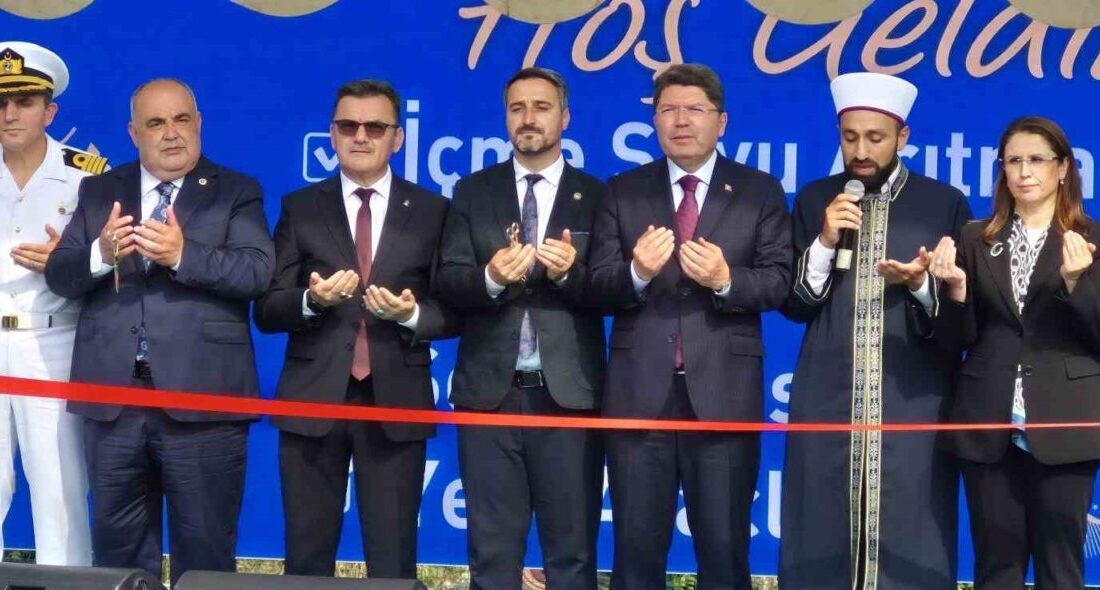 Adalet Bakanı Yılmaz Tunç, Bartın’ın Ulus ilçesine bağlı Kumluca beldesinde