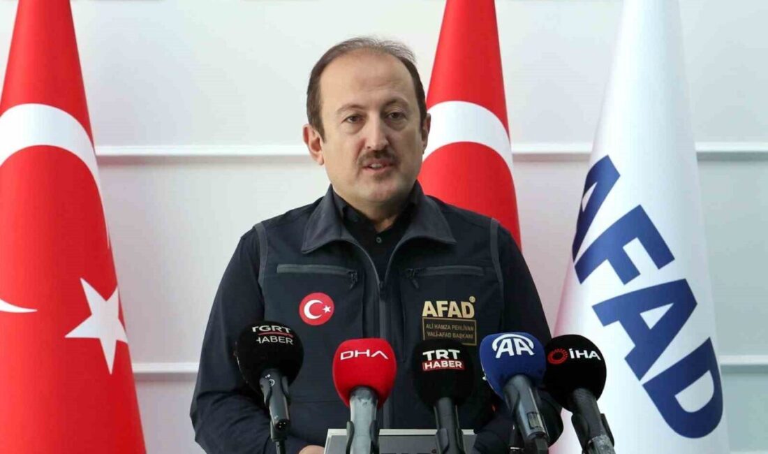 Afet ve Acil Durum Yönetimi (AFAD) Başkanı Ali Hamza Pehlivan,