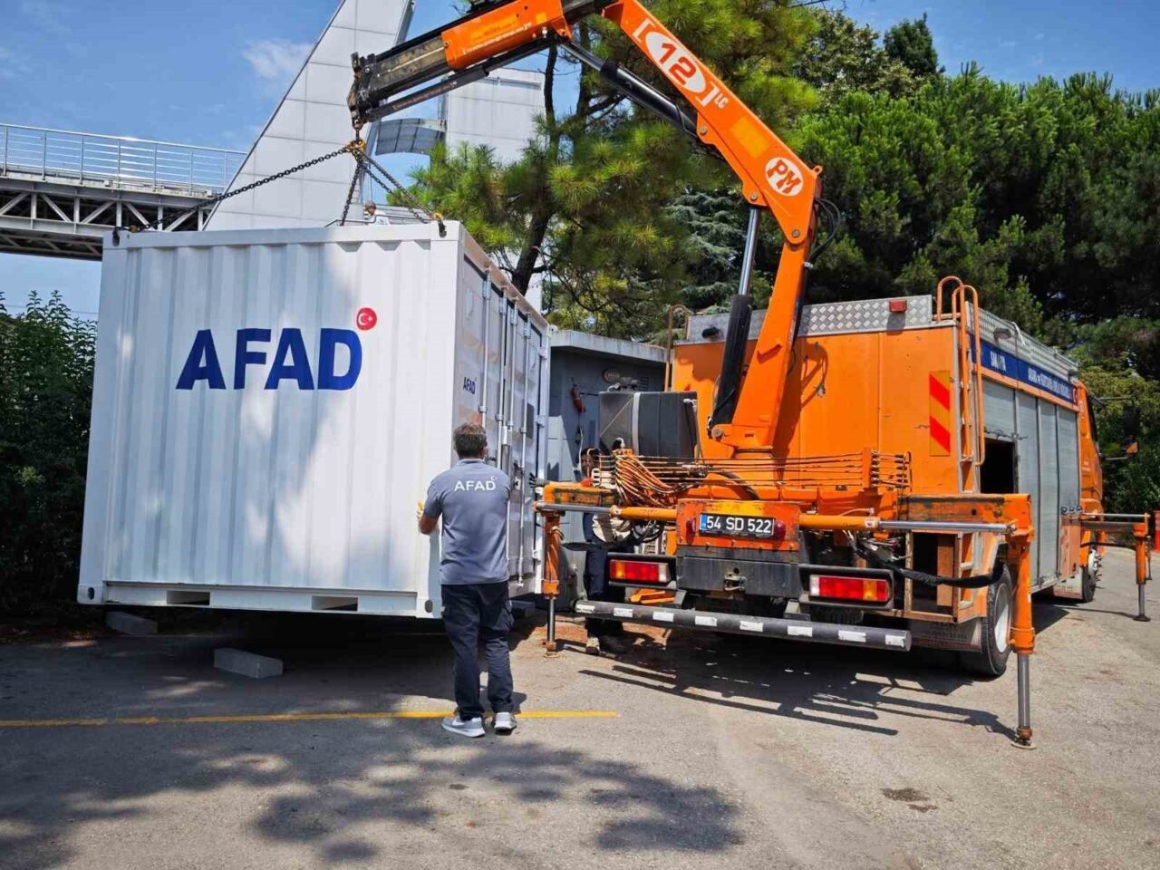 Sakarya’da AFAD koordinasyonunda yürütülen proje çerçevesinde, muhtemel afetlere karşı hızlı