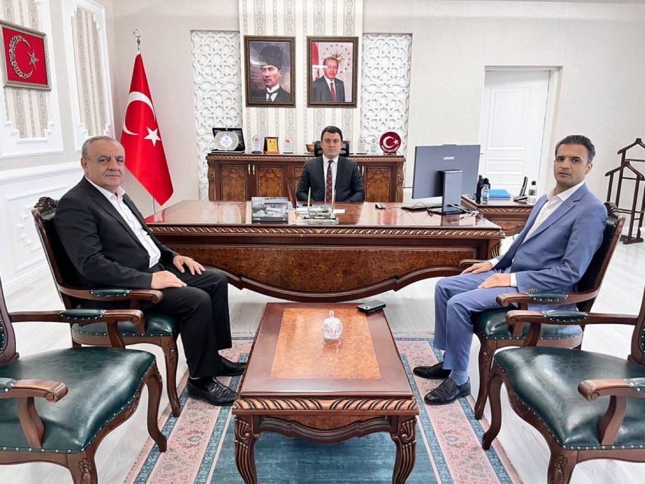 Ağrı TEİAŞ İşletme Müdürü Maruf Varol ile Ağrı Havaalanı Müdürü