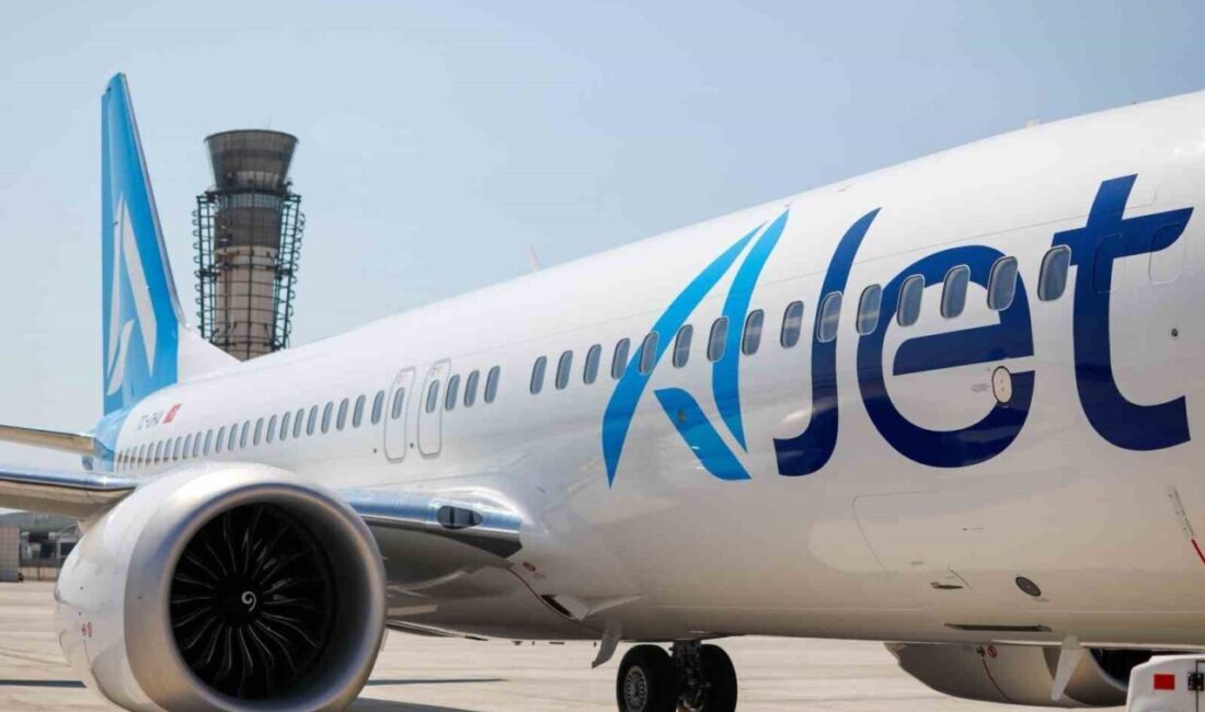AJet, 24 Ağustos’ta 503 seferle 88 bin 462 yolcu taşıyarak