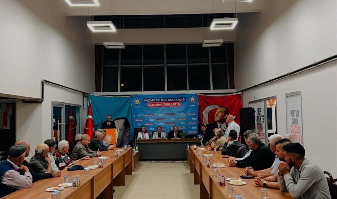 AK Parti Pazaryeri İlçe Danışma Toplantısı Milletvekili Halil Eldemir’in katılımıyla