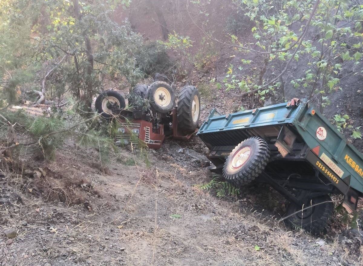 Manisa’nın Akhisar ilçesinde meydana gelen traktör kazasında Mehmet Gencer hayatını