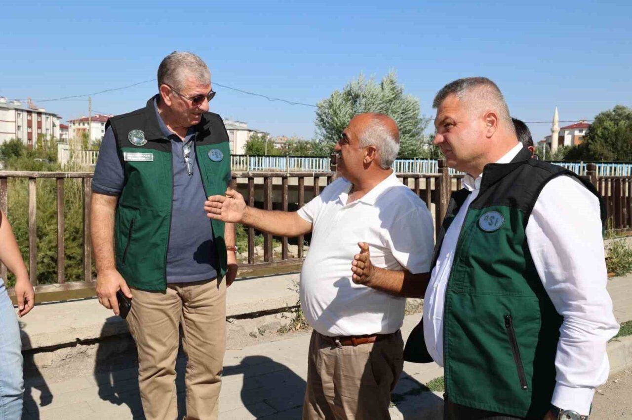 Aziziye Belediye Başkanı Emrullah Akpunar, Pulur Çayı Islahı ile Ilıca-Emrecik