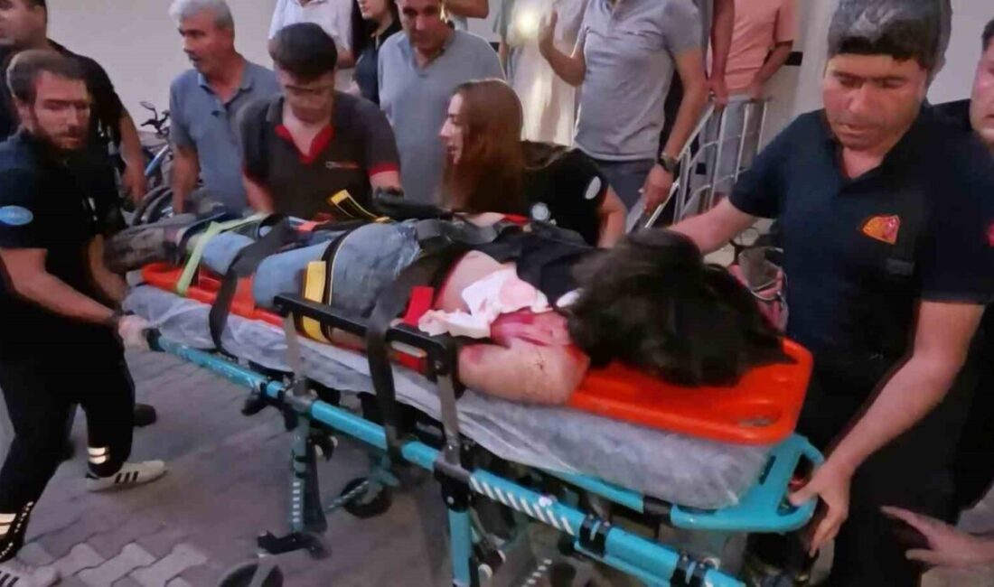 Aksaray’da 5 katlı apartmanın asansör motorunu değiştirmek için 5. katta