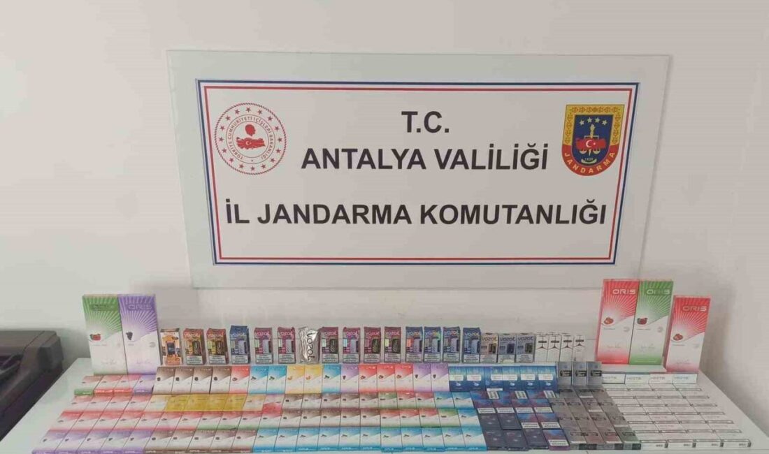 Antalya’nın Alanya ilçesinde jandarma ekipleri tarafından bir markete düzenlenen operasyonda
