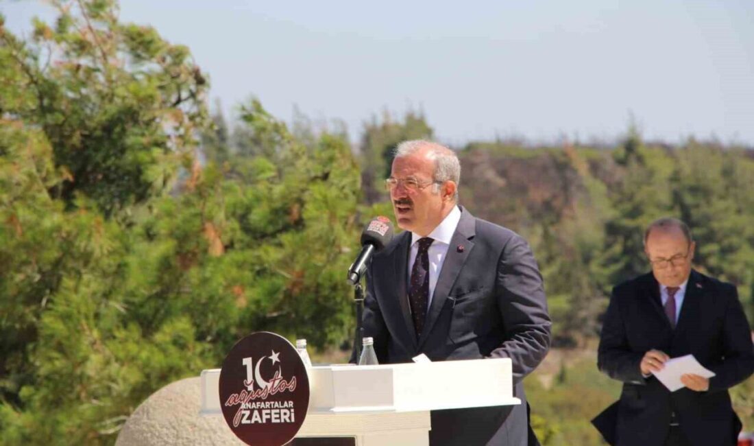 Çanakkale’de, Anafartalar Zaferi’nin 110’uncu yıl dönümü, tarihi Gelibolu Yarımadası’ndaki Conkbayırı’nda