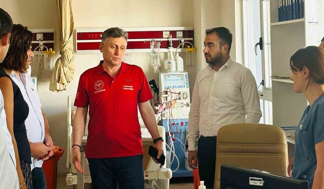 Gaziantep’in Araban ilçesinde temaslarda bulunan İl Sağlık Müdürü Dr. Beytullah