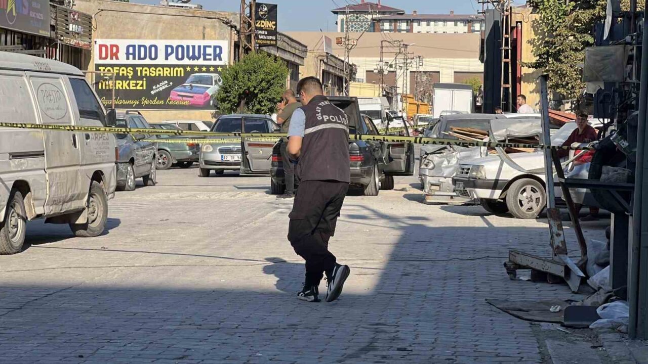 Konya’da sanayi bölgesinde iş yeri sahibi ile müşteri arasında geç