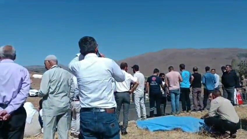 Bingöl’de yolun karşı tarafına geçmeye çalışan yaşlı adam, aracın çarpması