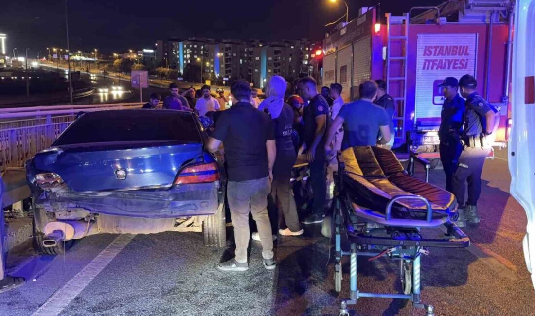 İstanbul’un Arnavutköy ilçesinde meydana gelen trafik kazasında aynı araçta bulunan