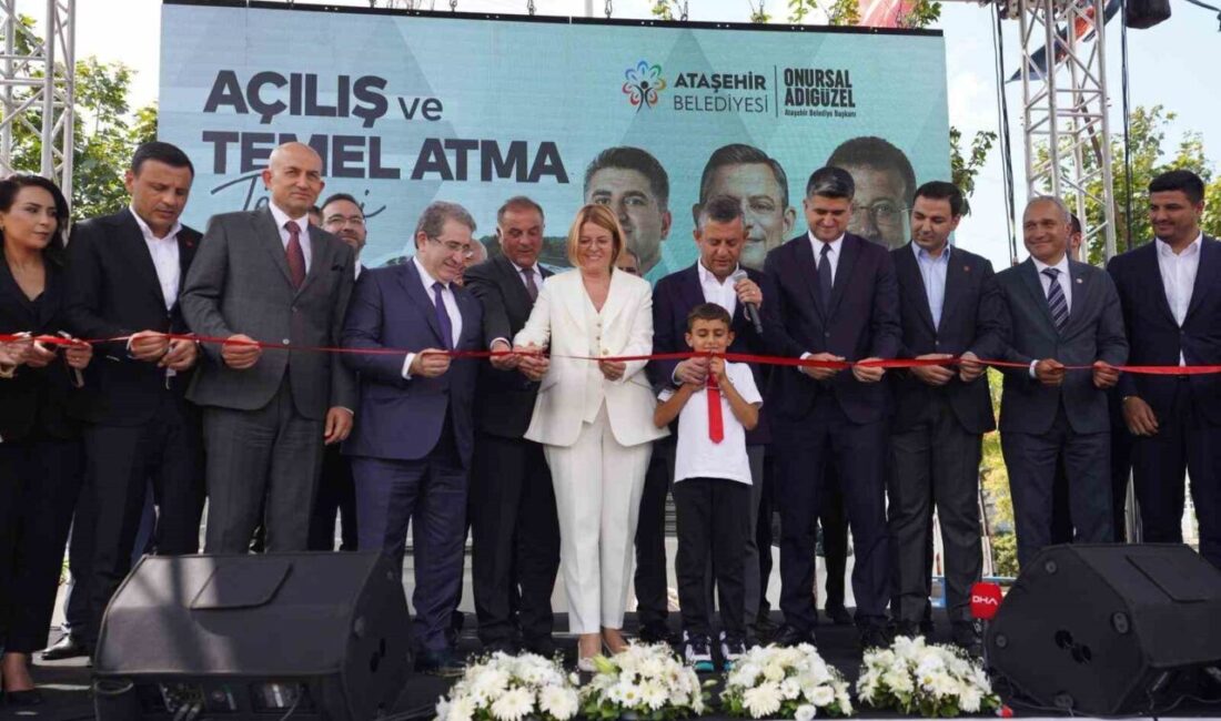 Ataşehir Belediyesi, eğitim ve sağlık alanlarında hazırladığı projelerin temel atma