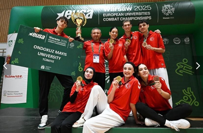 Polonya’nın başkenti Varşova’da düzenlenen 2025 Avrupa Üniversiteler Arası Dövüş Sporları